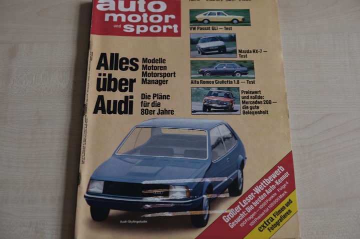 Deckblatt Auto Motor und Sport (14/1979)